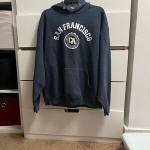 Jerzees Navy San Francisco Hoodie
